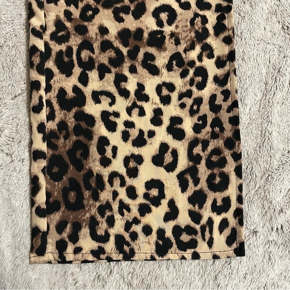 The Royal Standard Leopard Print Swimsuit Coverup Pants - Picture 9 of 11